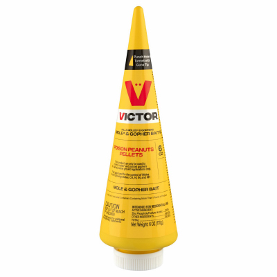 Victor 6 oz Poison Peanuts Mole & Gopher Bait