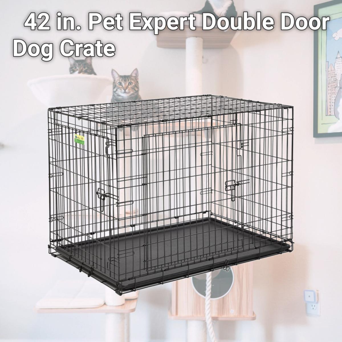 Picture of Midwest Metal Products 248928 42 in. Pet Expert Double Door Dog Crate