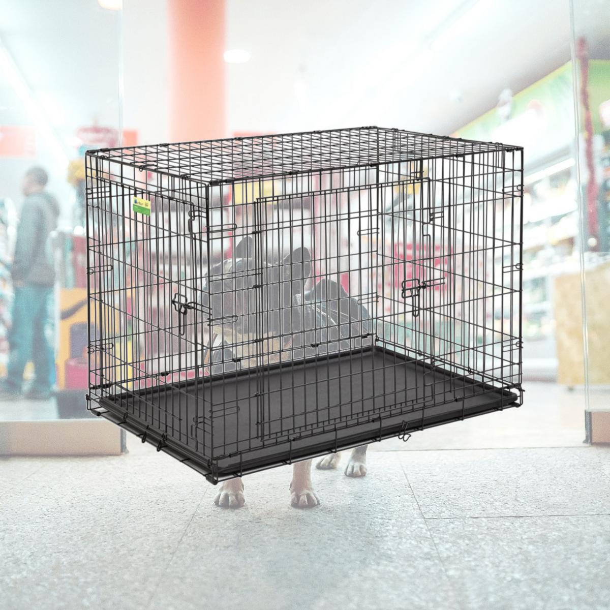 Picture of Midwest Metal Products 248928 42 in. Pet Expert Double Door Dog Crate