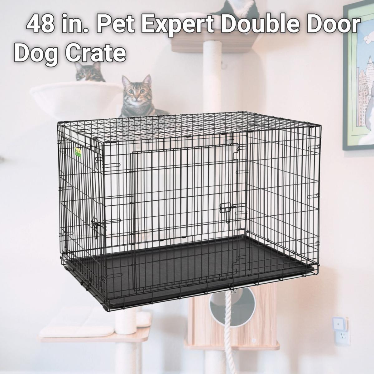 Picture of Midwest Metal Products 248929 48 in. Pet Expert Double Door Dog Crate