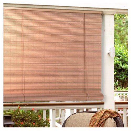 Picture of Lewis Hyman 249184 36 x 72 in. PVC Roll Up Blind, Woodgrain