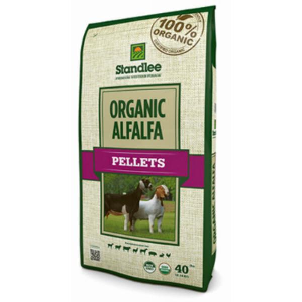 Picture of Standlee Hay 249048 40 lbs Premium Organic Alfalfa Pellets