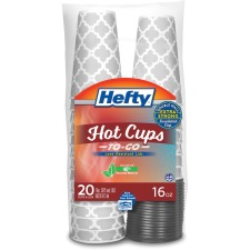 16 oz Hefty Hot Cups - 20 Count