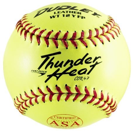 Picture of Spalding Sports Div Russell 247392 12 in. Poly Core Thunder Heat Softball&#44; Dual Stamp ASA & NFHS