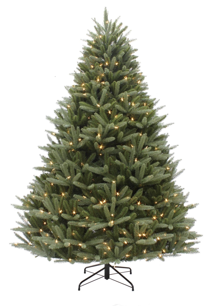 National Tree 251263 7.5 ft. Feel Real Snowy Sheffield Spruce Pencil Hinged Artificial Tree -  National Target Company
