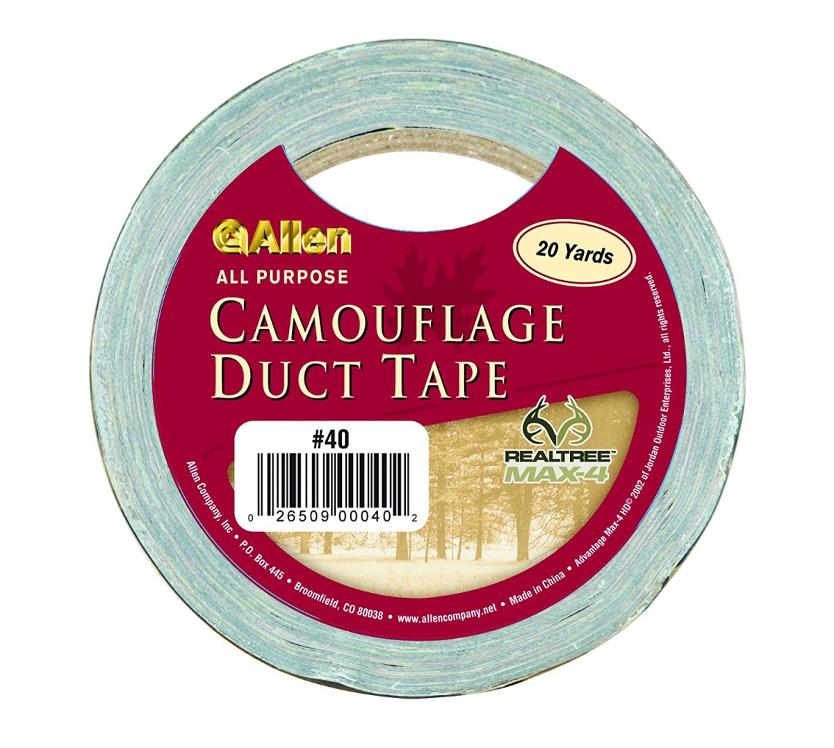 Picture of Allen 169701 2 in. x 20 Yards Camo Duct Tape