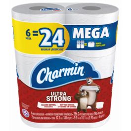 Charmin Mega Tissue - Pack of 4, 6 per Pack