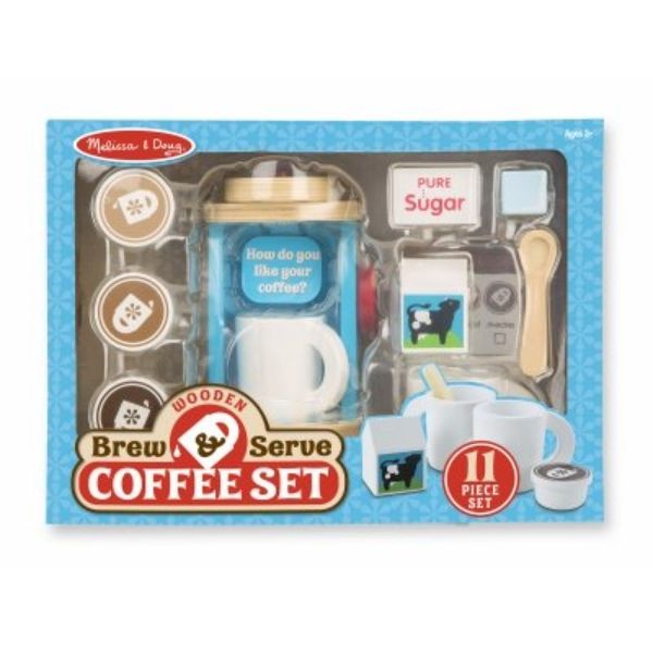 252464 Wooden Brew & Serve Coffee Set