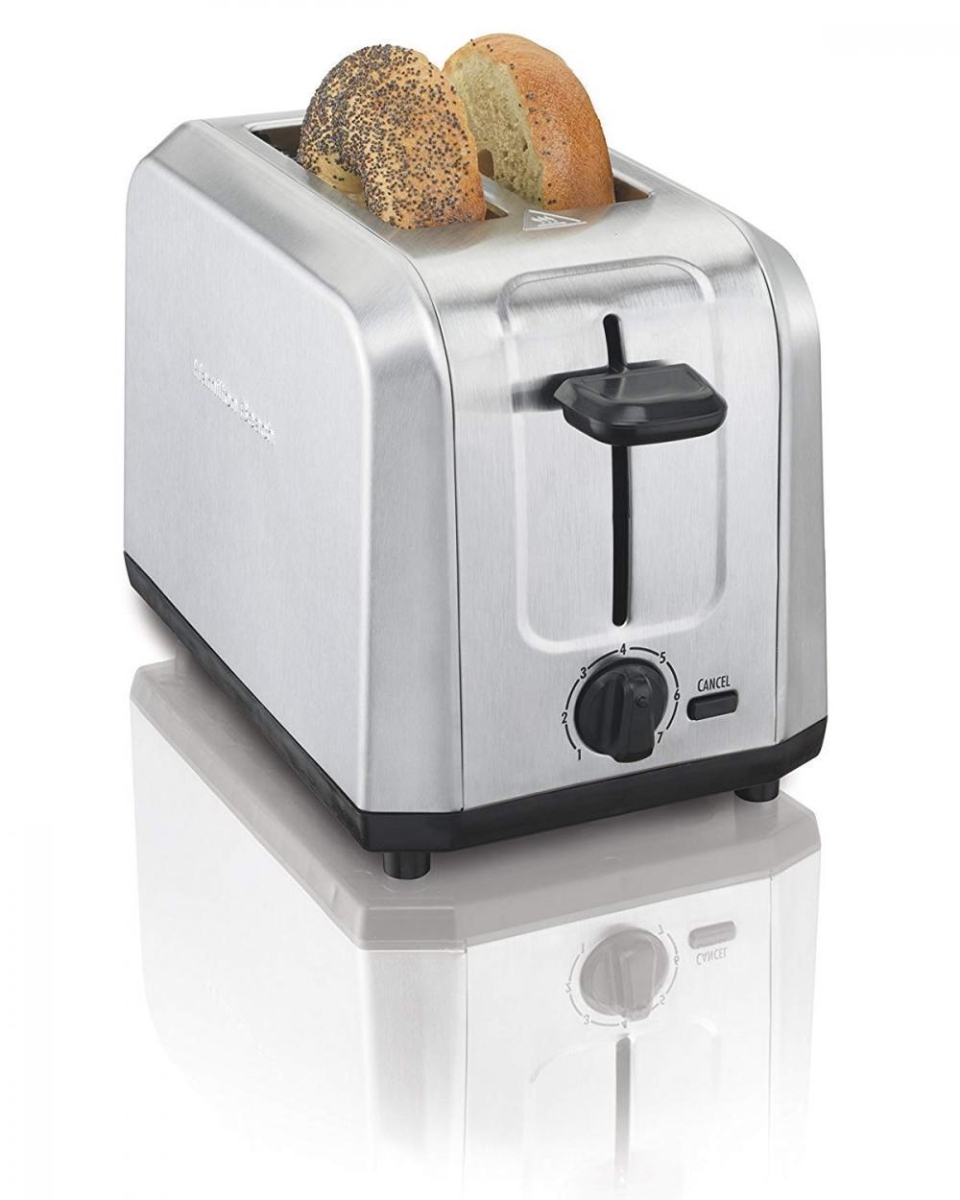Picture of Hamilton Beach 251076 2 Slice Stainless Steel Bagel Toaster