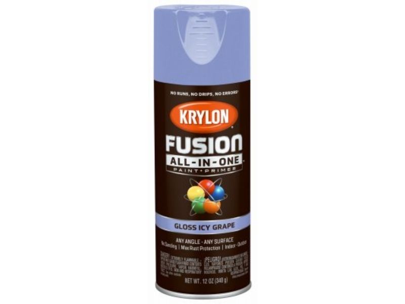 12 oz Fusion All-In-One Spray Paint Plus Primer, Gloss Icy Grape
