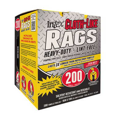 10 x 11 in. Cloth-Like Rags, 200 Count