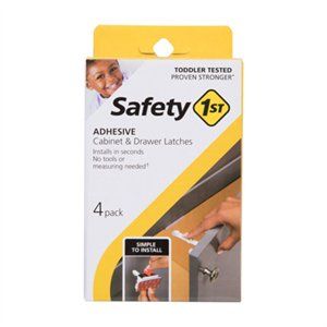 Picture of Safety 1st 256997 Adhesive Cabinet Latch, Pack of 4
