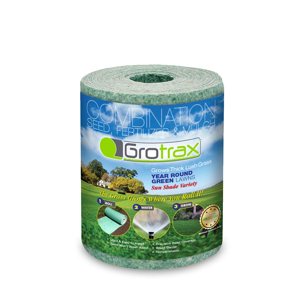 252133 12 in. x 50 ft. Year Round Quick Fix Green Mixture Grass Roll