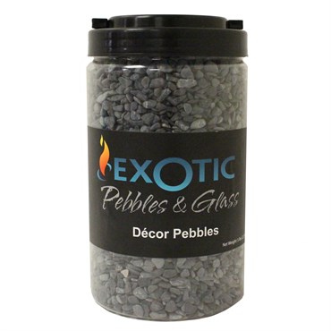Picture of Exotic Pebbles & Aggregates 245407 5 lbs Exotic Bean Pebbles&#44; Black