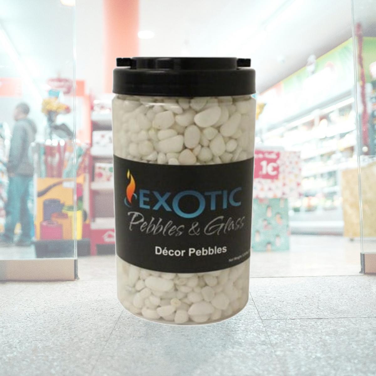 Picture of Exotic Pebbles & Aggregates 261130 5.5 lbs Snow White Exotic Pebbles Gravel