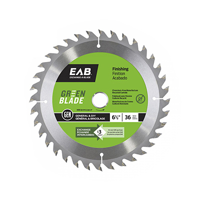 Picture of EAB Tool USA 257318 6.5 in. x 36 Tooth Circular Saw Blade&#44; Pack of 10