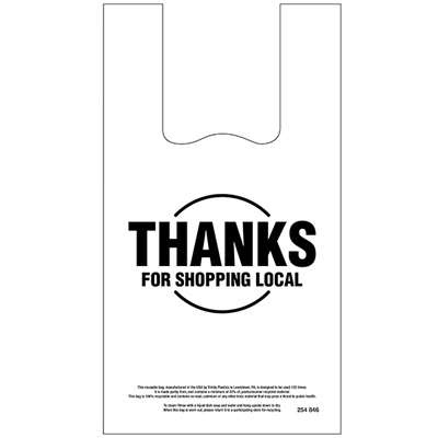 254846 Low Density T-Sack Bags, 500 Count