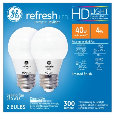 4 watt Ceiling LED White Bulb Daylight Light - Pack of 2