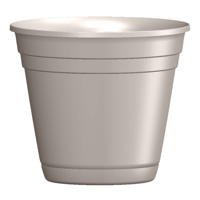 16 in. Riverl Planter, Taupe