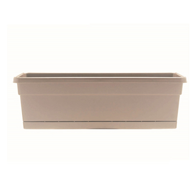 24 in. Riverl Planter, Taupe