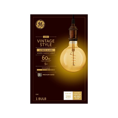 5 watt G40 Shape Vintage LED Bulb, Warm White