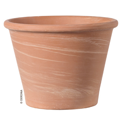 6.7 x 5 in. Round Duo Planter, White - Pack of 16