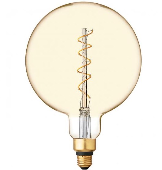 6.5 watt G63 Shape Vintage LED Bulb, Warm White