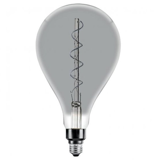6.5 watt Cool Modern PS52 Shape Bulb, Smoke