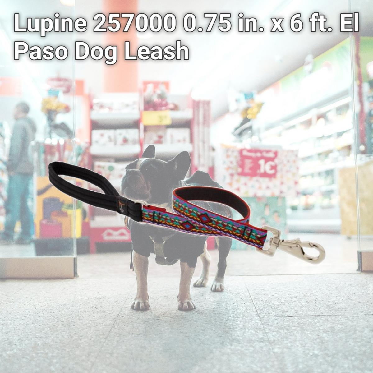 Picture of Lupine 257000 0.75 in. x 6 ft. El Paso Dog Leash