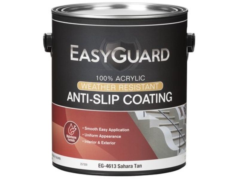 1 gal Flat Acrylic Anti-Slip Floor Coating, Sahara Tan