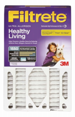 Picture of 3M 252849 Filtrete Ultra Allergen Reduction Deep Pleat Filter, Pack of 4 - 16 x 25 x 4 in.