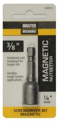 0.37 in. Master Mechanic Impact Magnetic Nut Drivers, Pack of 2