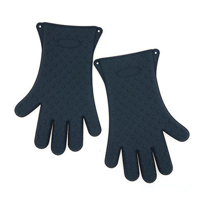 257123 Grill Zone Silicon Gloves, Dark Gray - Pack of 2 -  Mr. Bar-B-Q Products
