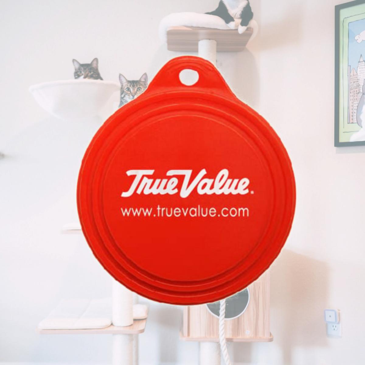 Picture of One Source Industries 255146 True Value Pet Food Can Lid, Red - Pack of 25