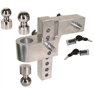 260097 8 in. Aluma-Tow Adjustable Ball Mount