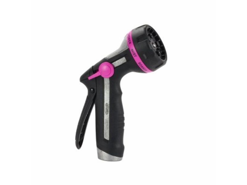 Rear Triggner Comfort-Grip Water Nozzle with 8-Pattern Spray