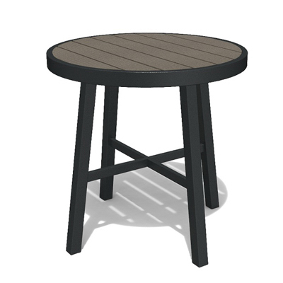 Picture of Letright Industrial 258900 Four Seasons Courtyard Adelaide Side Table, 20.08 x 20.08 x 20.08 in.