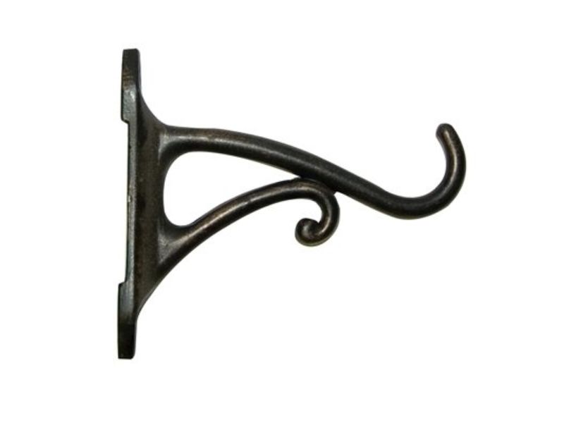 4 in. Aluminum Hanging Plant Bracket, Brushed Bronze