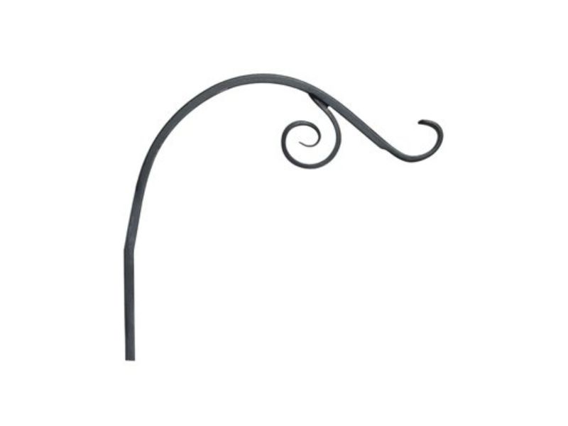 12 in. Hanging Plant Bracket, Black Vine