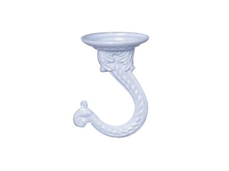 Ceiling Plant Hook, White