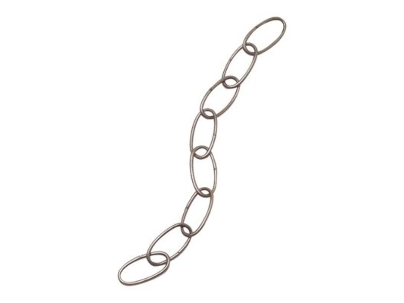 36 in. Hanging Plant Extender Chain, Antique Brass