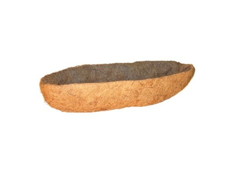 7 x 30 in. Coco Fiber Trough Plant Basket Liner
