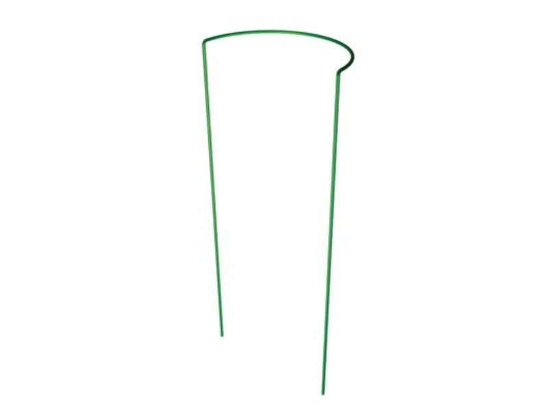 Products 259419 15 x 30 in. Half-Round Plant Support, Green Steel