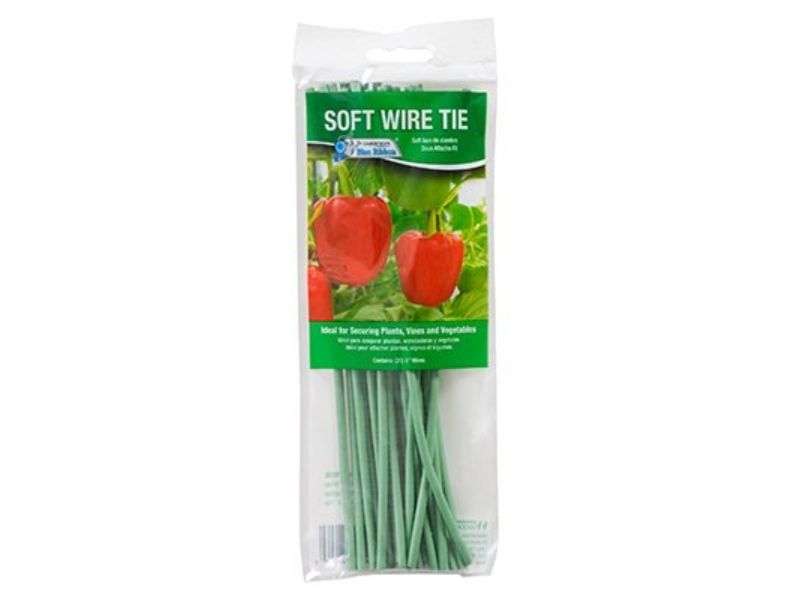 8 in. Soft Rubber-Coated Plant Wire Ties - Pack of 20