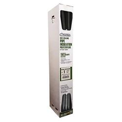 6 ft. Foam Pipe Insulation, Gray
