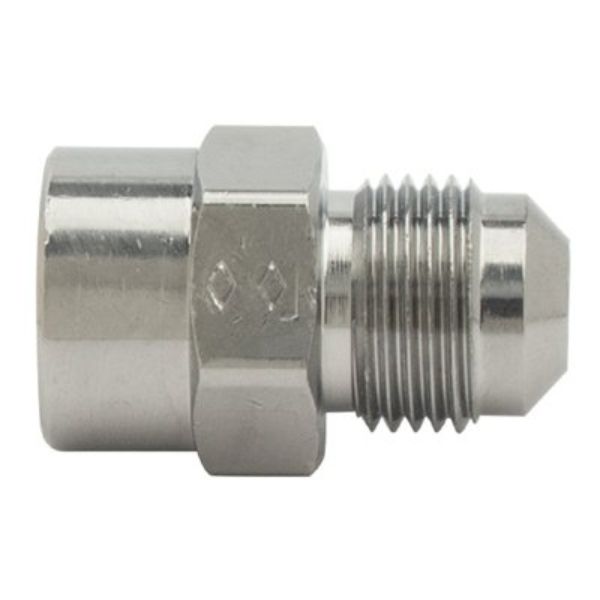 0.56 in.-24 x 0.38 in. Brass Pipe Fitting Fine Thread Adapter