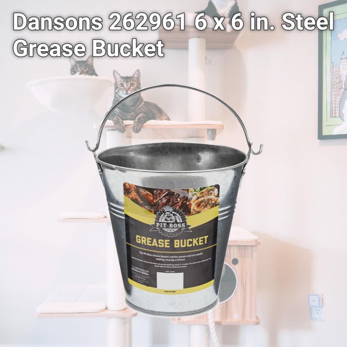 Picture of Dansons 262961 6 x 6 in. Steel Grease Bucket