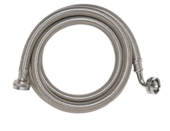 0.75 x 60 in. Stainless Steel Washing Machine Hose