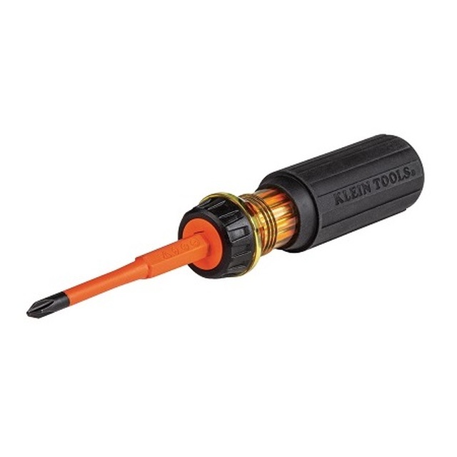 265582 2 in 1 Insulated Flip-Blade Screwdriver - 0.25 in.