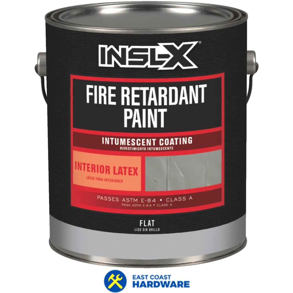 1 gal Fire Retardant Latex Paint, White